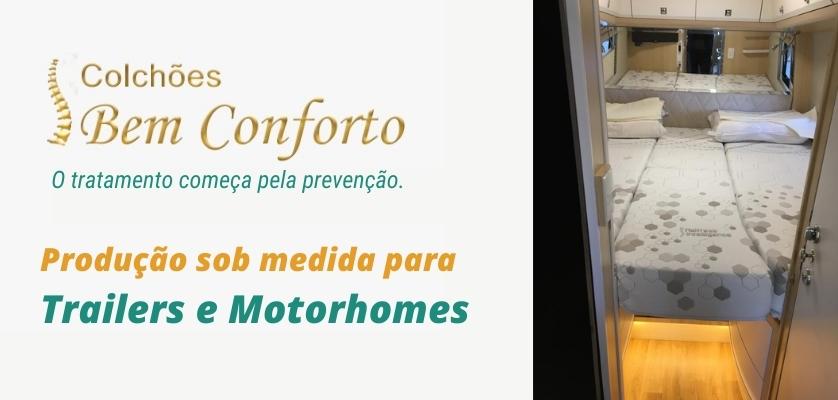 Bem Conforto Colchão para Motorhome e Trailer