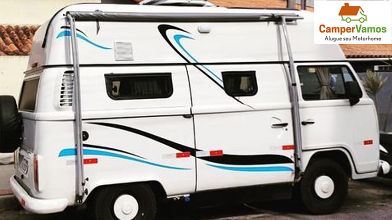 Aluguel de Motorhomes e barracas de teto