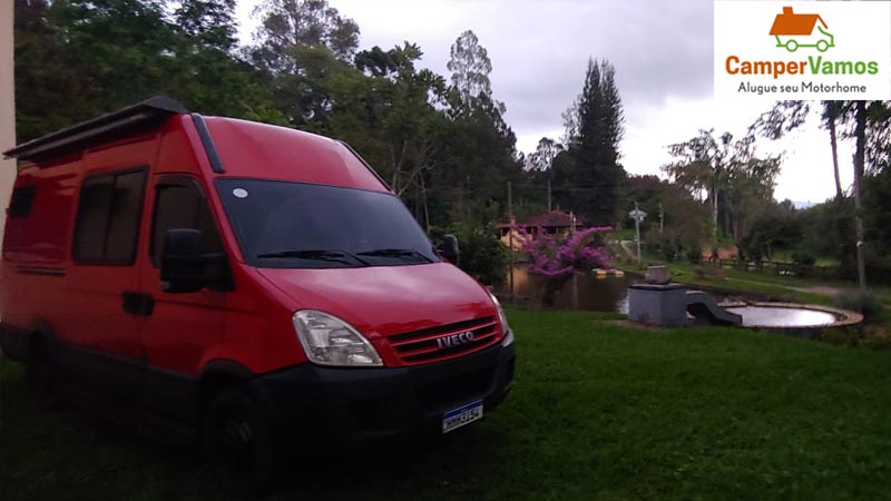 Aluguel de Motorhomes e barracas de teto